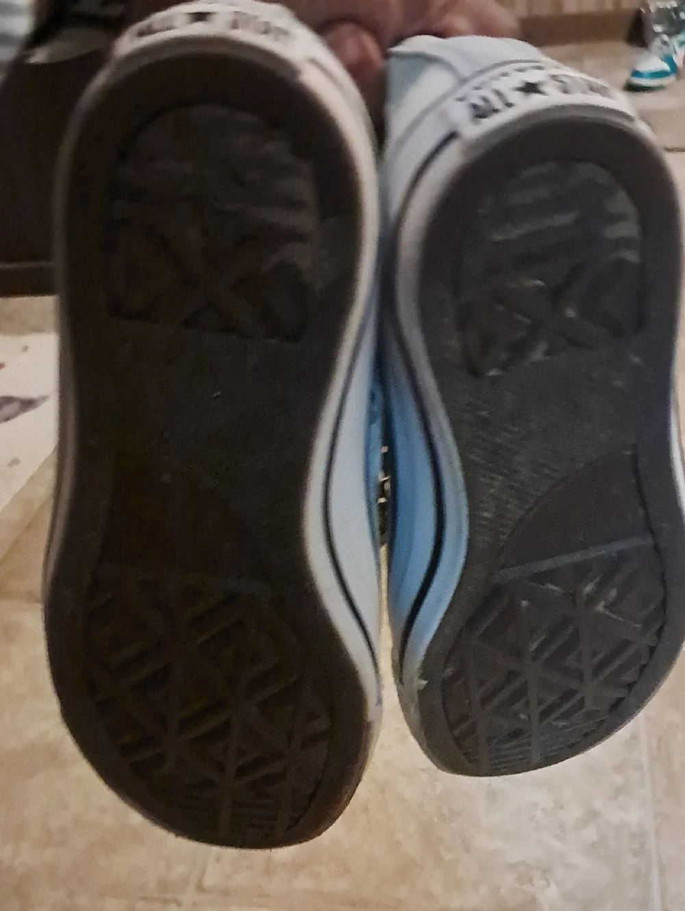 Converse light blue